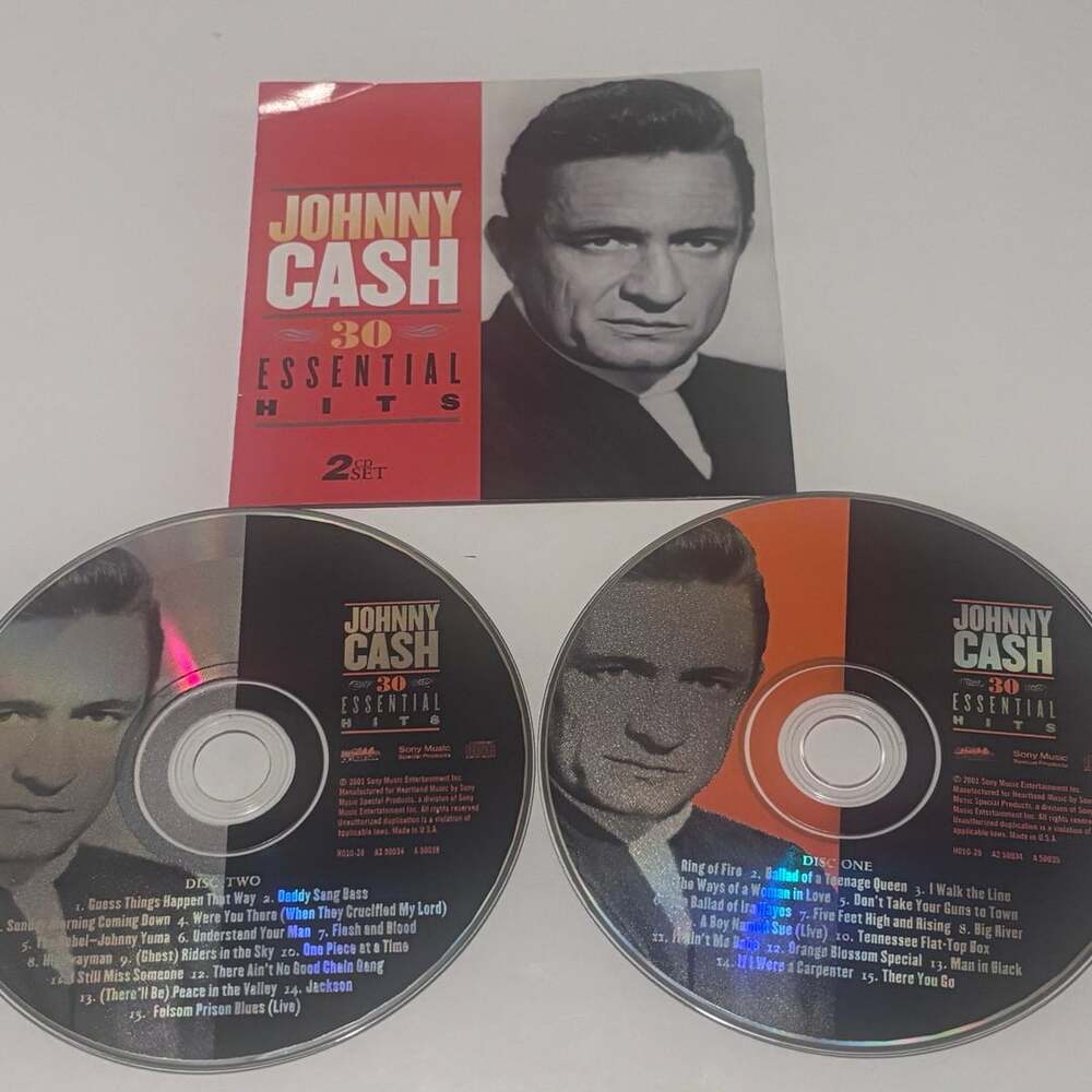 Johnny Cash 30 Essential Hits 2-CD Set Album